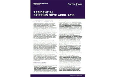 Residential Briefing Note: April 2018
